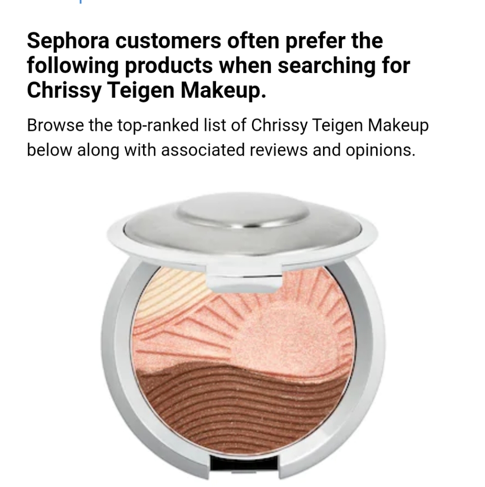 Becca  Chrissy Teigen bronzer sold out